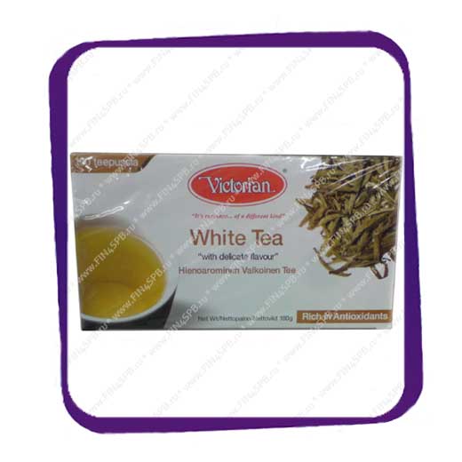 фото: Victorian White Tea (Белый Чай Викториан) - 100 пакетиков